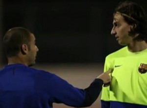 Guardiola e Ibrahimovic