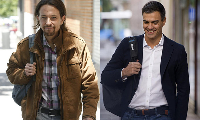 Nuevos candidatos; Pedro Sánchez y Pablo Iglesias