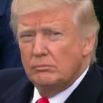 La cara de Donald Trump