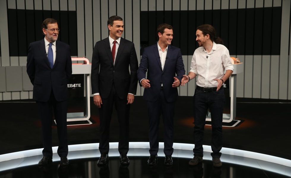 Foto inicial debate a 4 elecciones 2016